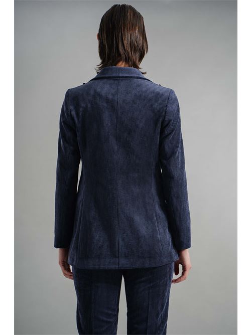 Giacca in velluto elmas phil | 040541BLU